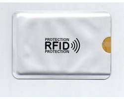 RFID Blokkerende Kaarthouder Zilver – Creditcardbeschermer voor Veilig Betalen | Unisex Kaarthoesje | Beschermende Pasjeshouder – Anti-Skim Protectie