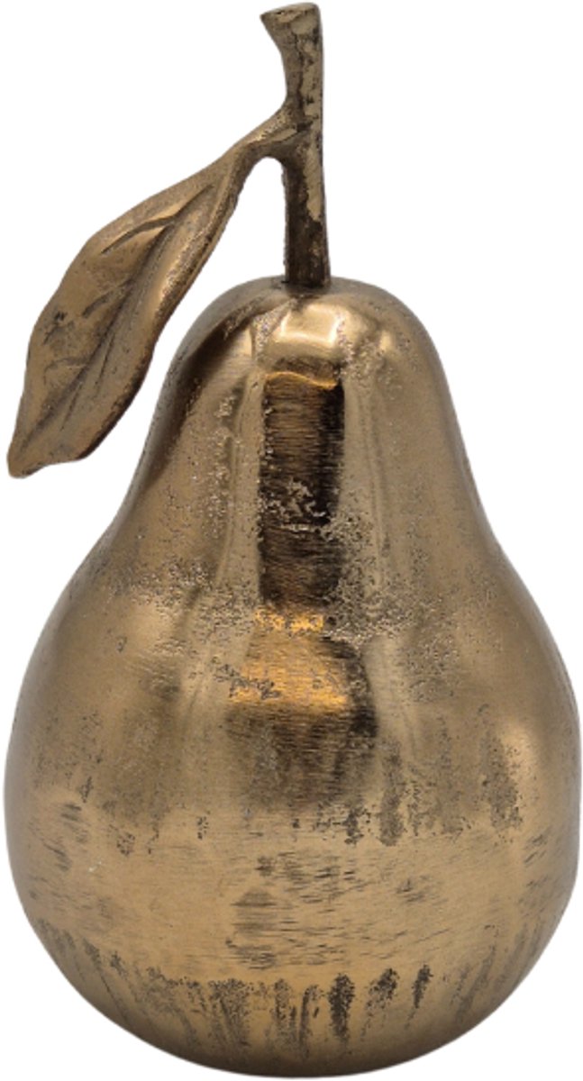 Deco4yourhome® - Decoratie Peer - 16cm - Champagne Kleur