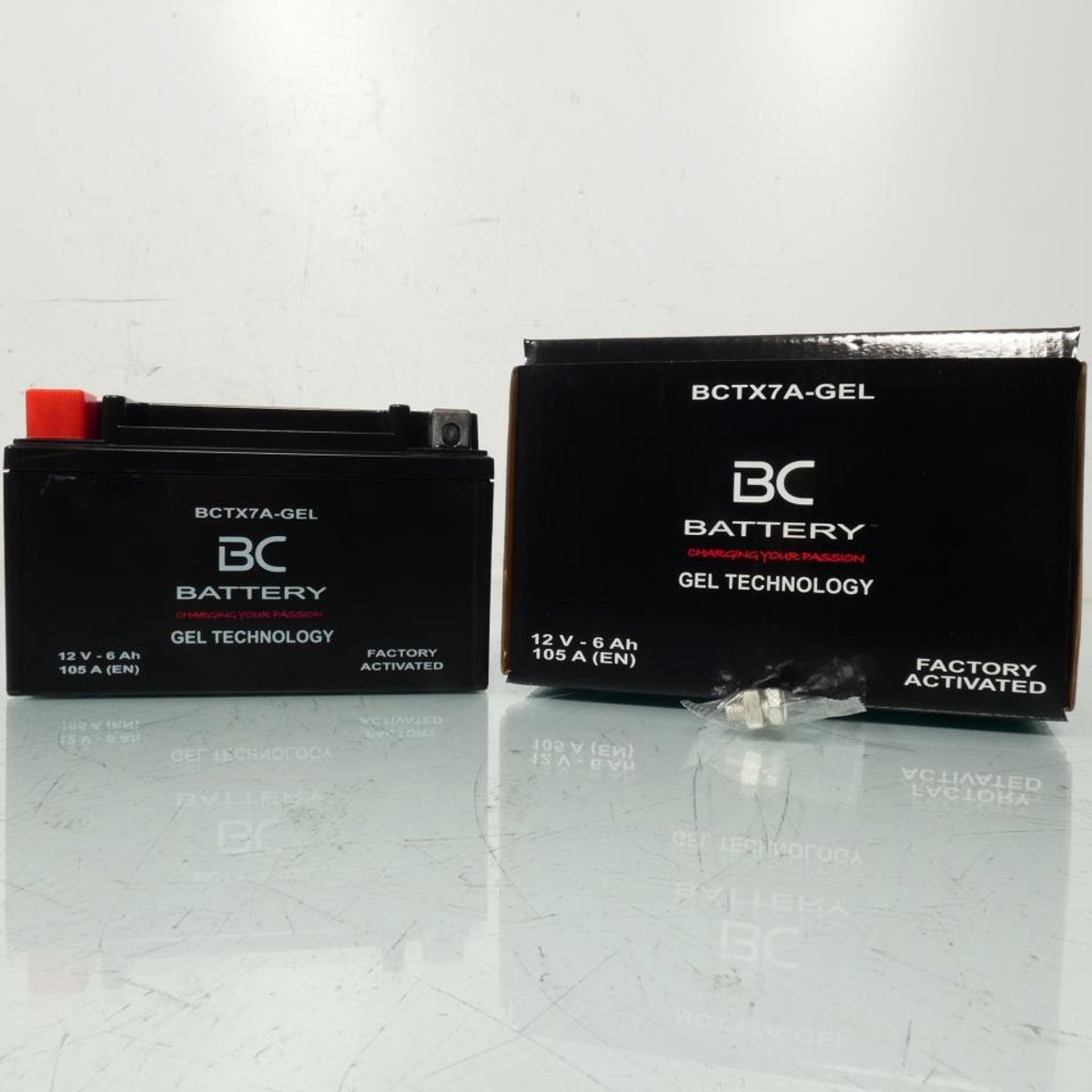 Batterie SLA BC Battery pour Auto YTX7A / 12V 6Ah Neuf