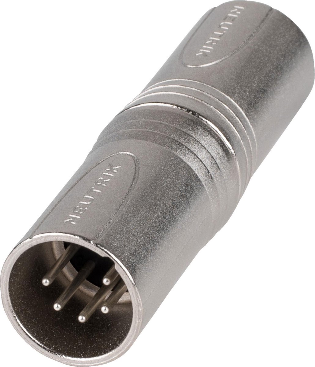 Neutrik NA3M5M 3-pins XLR (m) - 5-pins XLR (m) DMX adapter