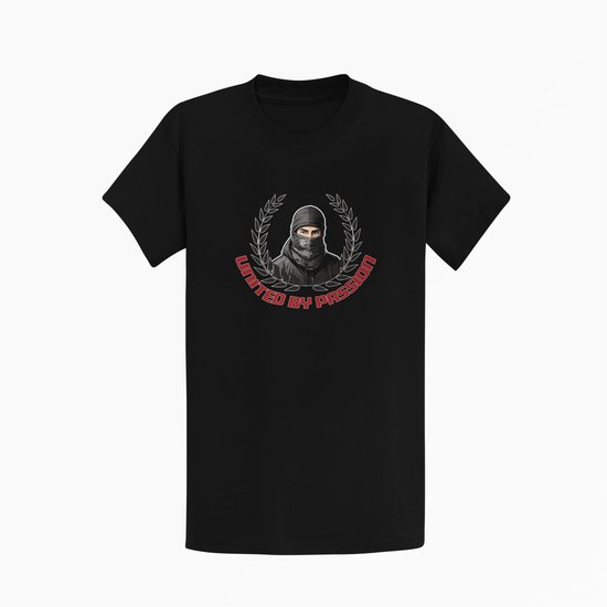T-shirt Voetbal Ultras - Zwart Taille M - United By Passion