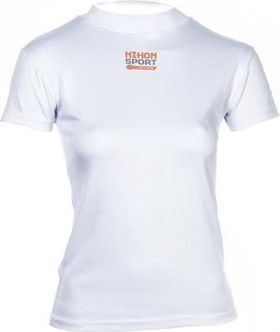 Sneldrogend dames-trainingsshirt/ondershirt Nihon | OP=OP | Wit (Maat: XXS)