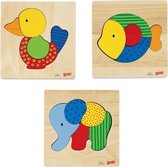 Goki Puzzle elephant, fish or duck