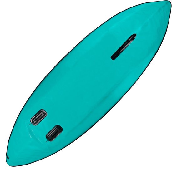 VirtuFit Kayak 335 - Turquoise - Met Kajak Zitjes en Draagtas - Geschikt voor Twee of Drie Personen - Duurzaam & Stevig - Opblaasbare Kajak - Kajak - Opblaasbare Boot