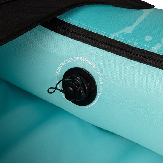 VirtuFit Kayak 335 - Turquoise - Met Kajak Zitjes en Draagtas - Geschikt voor Twee of Drie Personen - Duurzaam & Stevig - Opblaasbare Kajak - Kajak - Opblaasbare Boot