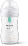 Philips Avent babyfles 260ml met sterretjes decoratie.