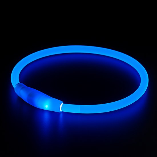 Pets n Paws LED halsband hond – oplaadbaar – blauw