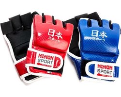 Jiu-jitsu-handschoenen (mitts) Nihon | Blauw (Maat: XL)