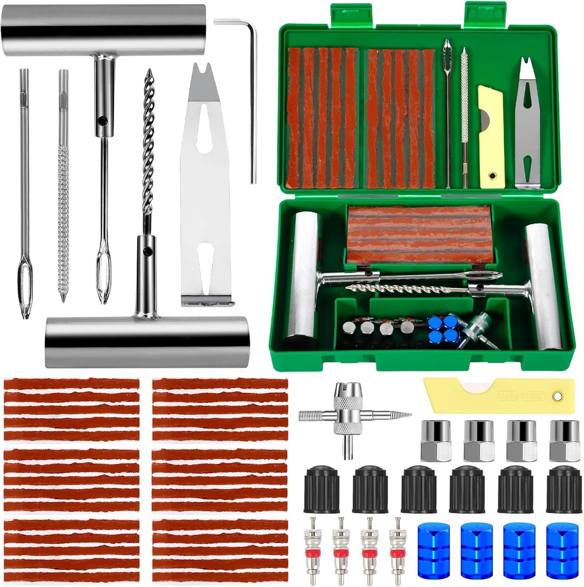 Proppenset - Autobanden Reparatie Set - Autobanden Pomp