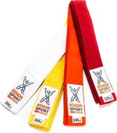 Budobanden voor kinderen Nihon | lichte kwaliteit - Product Kleur: Oranje / Product Maat: 200