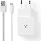 Nedis Wandoplader 2.1 A Losse kabel micro-USB WH