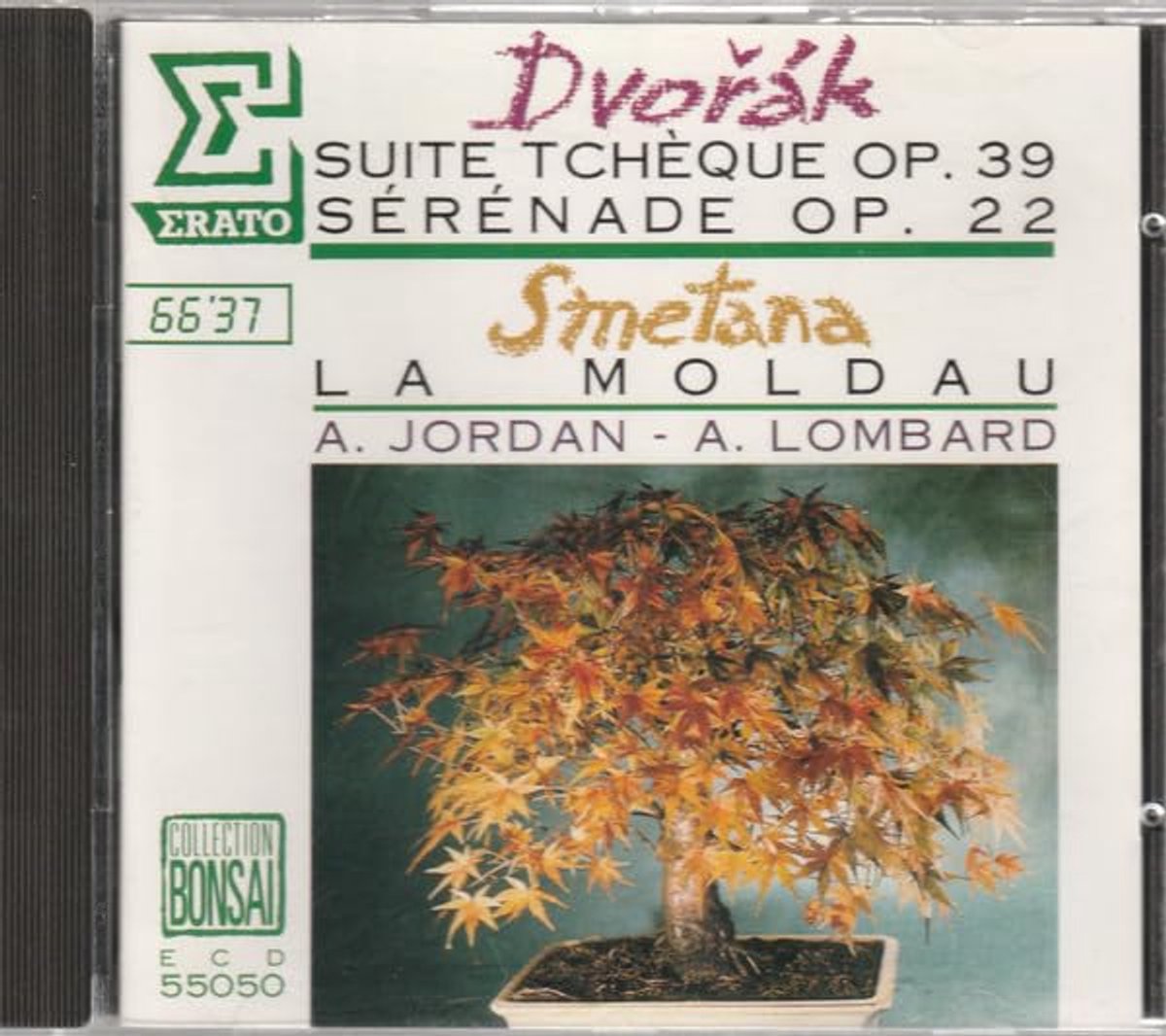 1-CD Dvorak: Suite Tcheque, Serenade / Smetana: La Moldau - A. Jordan / A. Lombard
