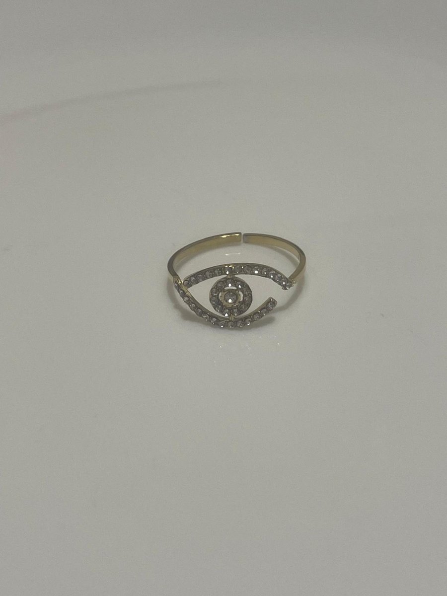 Ring Si Amor Sieraden RLT0800-G Ring met steen Roestvrij staal Kleur Goud