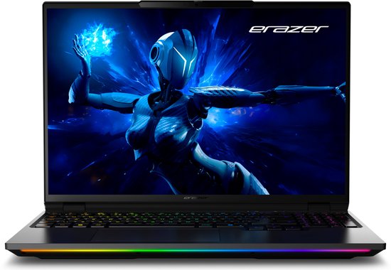 ERAZER Beast 16 X1 Ultimate - high-end gaming-laptop - Intel® Core™ Ultra 9 Processor 275HX - 16" Mini LED Vivid Display met 300Hz - NVIDIA GeForce RTX 5090 - 2 TB PCIe SSD - 32 GB RAM NL