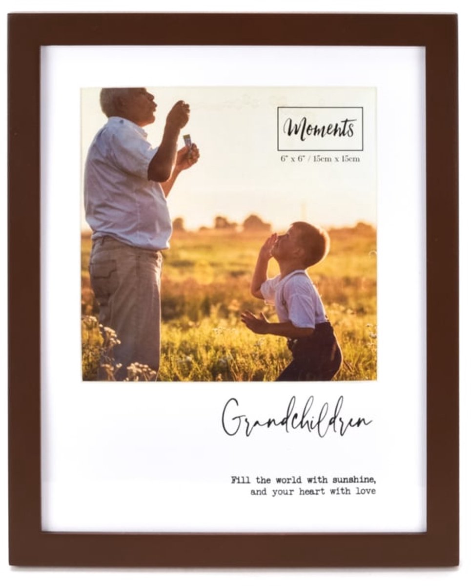 Moment's fotolijst 'Grandchildren' - Houten lijst - Familie herrinnering - Opa en Oma