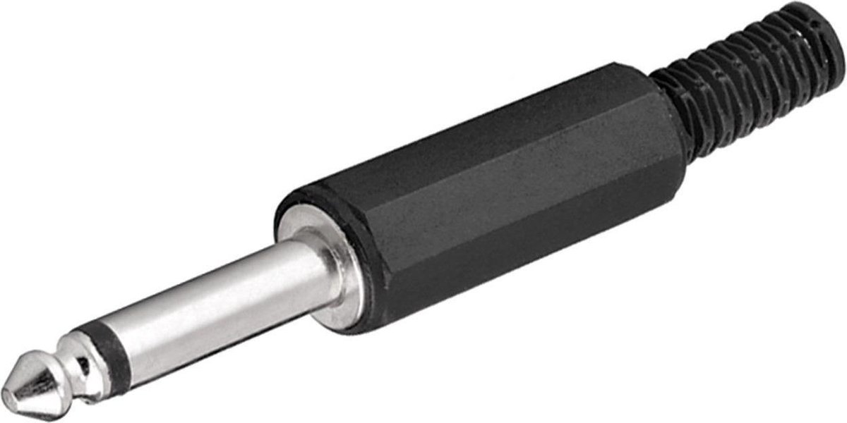 Valueline 6,35mm Jack (m) connector - plastic - 2-polig / mono