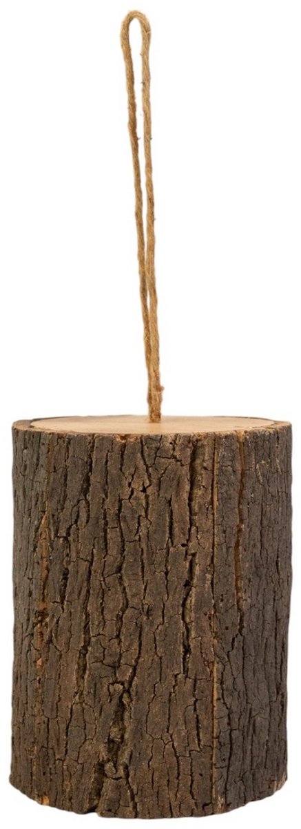 Vogelhuisje boomstam h20 d16cm