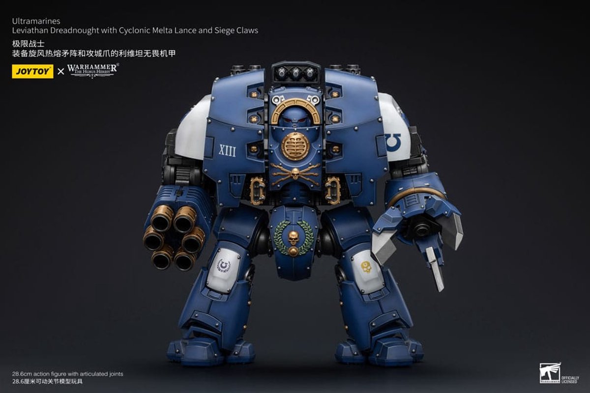 Joy Toy (CN) Warhammer The Horus Heresy Action Figure 1/18 Ultramarines Leviathan Dreadnought met Cyclonic Melta Lance And Siege Claws 29 cm Action Figuur