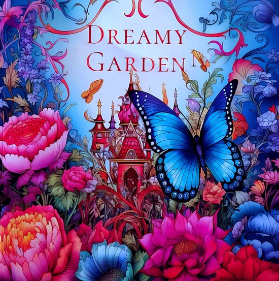 Livre de coloriage - Livre de coloriage pour adultes - Jardins - Dessin - Coloriage - Hobby - Art - Coloriage et détente