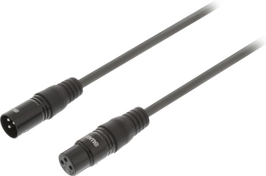 Sweex 3-pins XLR (m) - 3-pins XLR (v) DMX kabel - 1 meter
