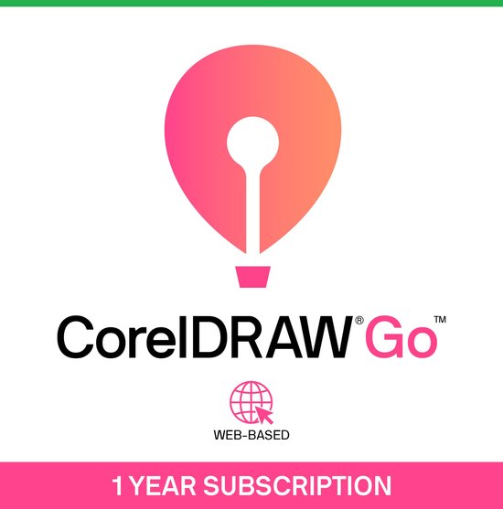 CorelDRAW Go - 1 Jaar abonnement - Grafisch Ontwerpen - Fotobewerking