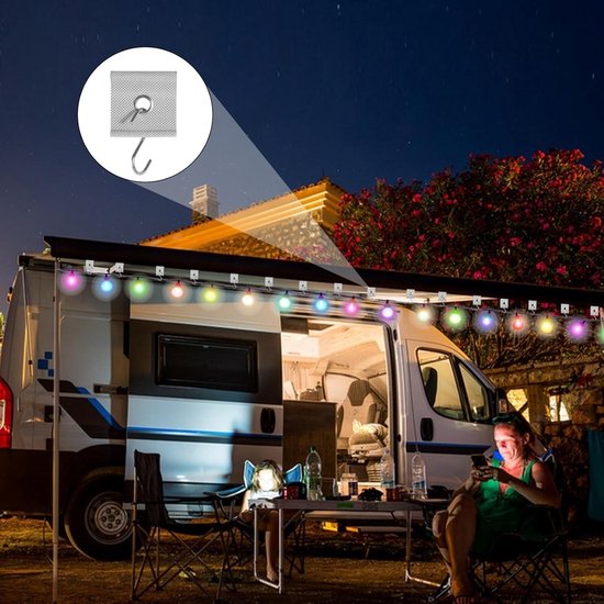 MUFU Ophanghaken Voor Aan de Luifel Van Camper, Caravan en Camperbus - RVS