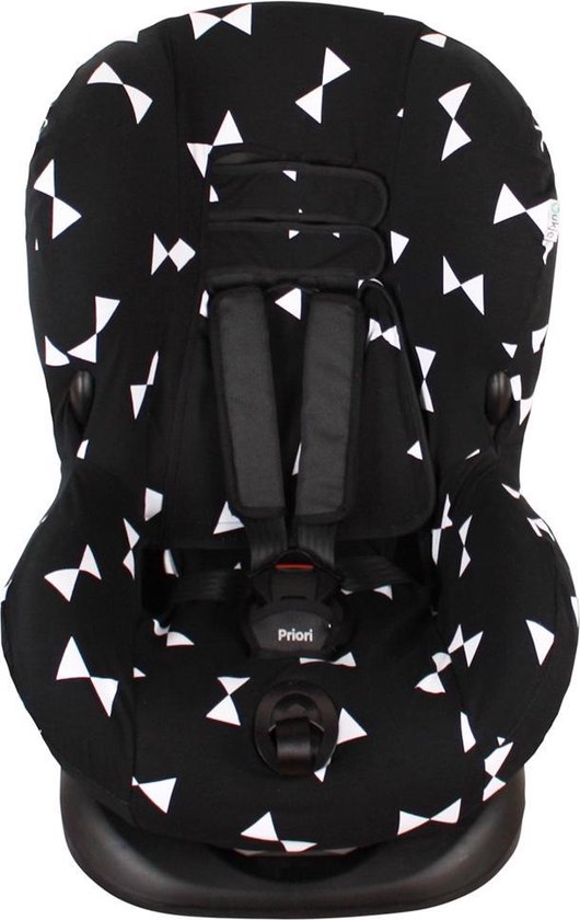 Hoes voor Maxi Cosi Priori en Römer King - Zwart met witte strikjes ♥ |  bol.com