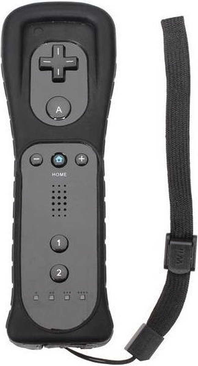 Dolphix Wii Remote Controller voor Nintendo Wii, Wii Mini en Wii U / zwart - Dolphix