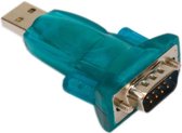 USB-A (m) naar 9-pins SUB-D (m) seriële RS232 adapter