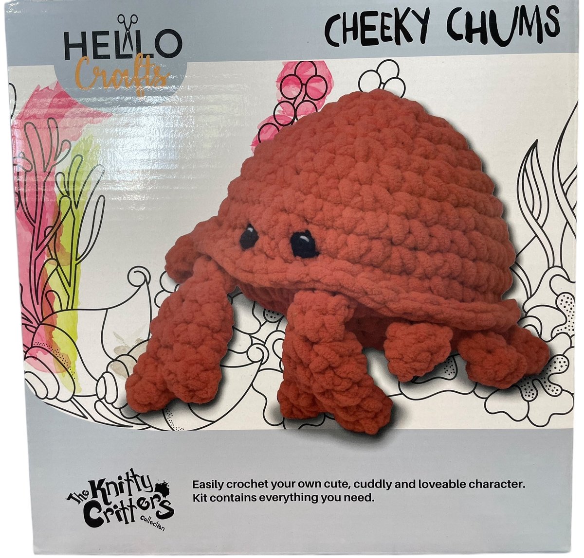 Cheeky Chums haakpakket - Crab