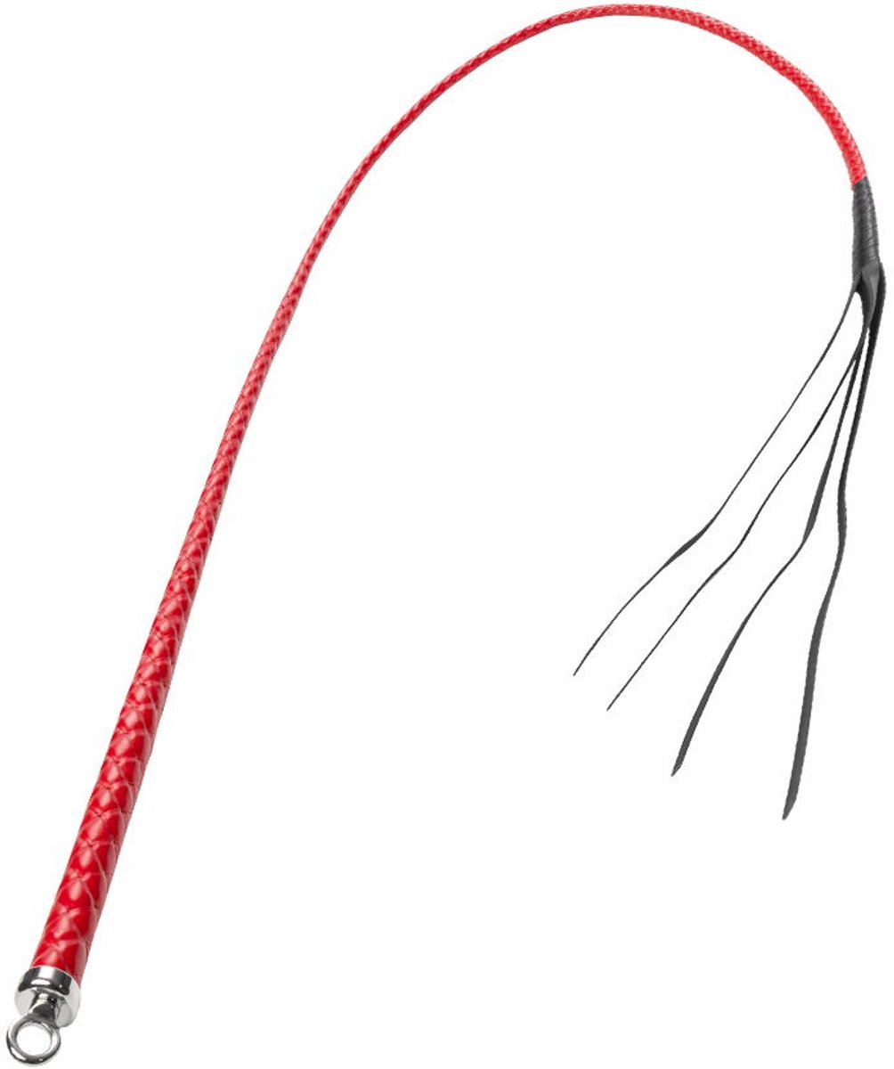 RISE - BDSM Zweep - Feather Single Tail - Rood