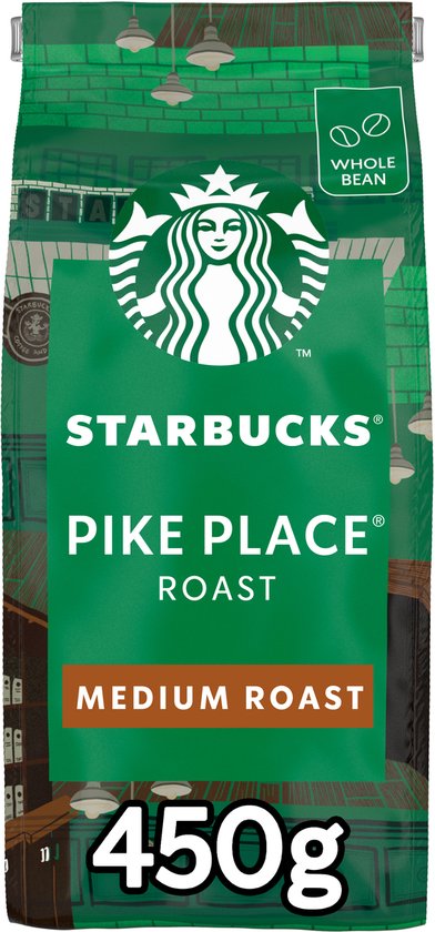 Starbucks Pike Place Roast koffiebonen - 4 zakken x 450g