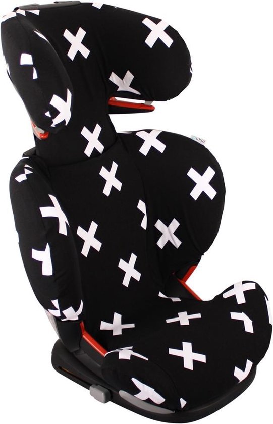 Ukje autostoel RodiFix - Zwart witte kruisjes ♥ bol.com