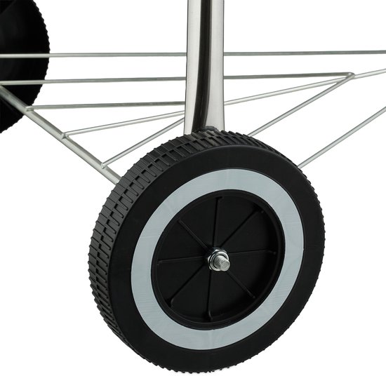 kogelbarbecue Ø 44 cm - met wielen - deksel - luchtrooster - asvanger van Merkloos — afbeelding 4