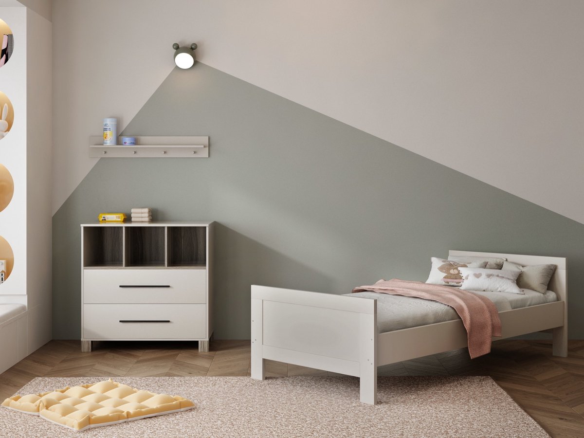 Born Lucky ® Tienerkamer Belmond Clay 2 Delig met Commode Geneve Clay