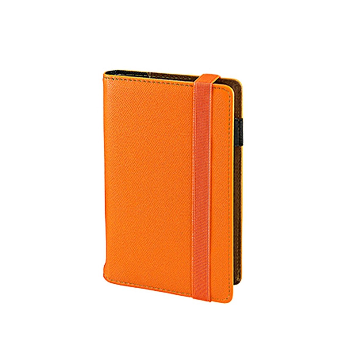 Wekelijkse oranje A5-kalender met verwisselbare inlegvellen Gumbevestiging 41B