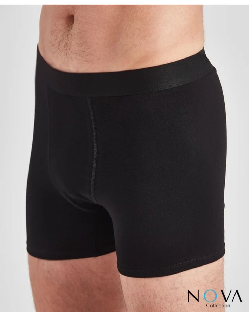 Nova Collection - Boxershorts - 5 Pack - Heren Onderbroeken - Katoen - Heren Ondergoed - Casual - Boxer - Zwart - Maat M