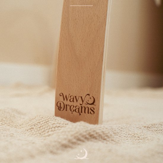 Wavy Dreams - Baby Gym Pearl - Hout & Vilt - Inklapbaar - Vanaf 0 jaar van Wavy Dreams — afbeelding 3