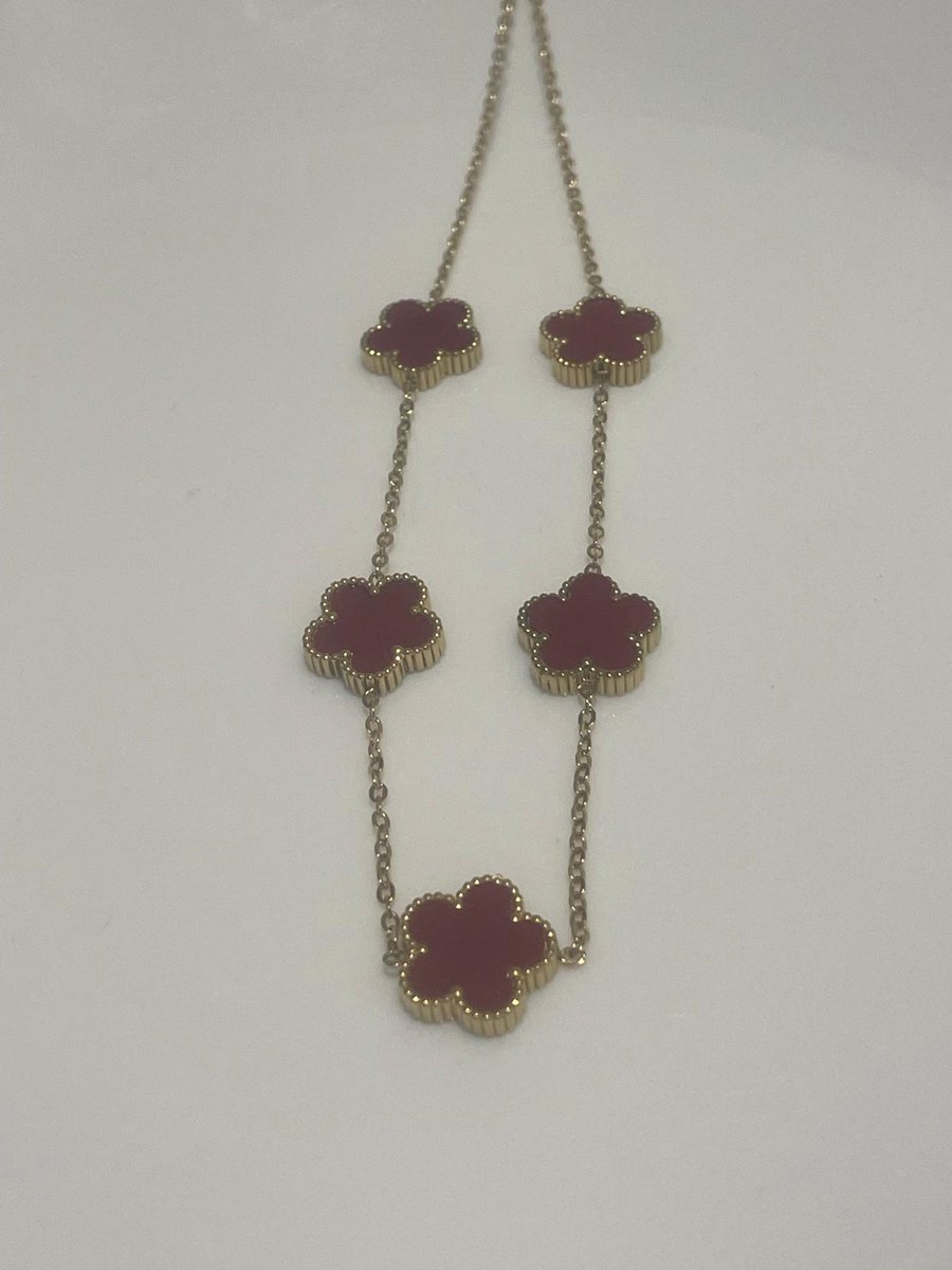 Ketting Si Amor Sieraden NW7419-G-R Roestvrij Staal Kleur Goud
