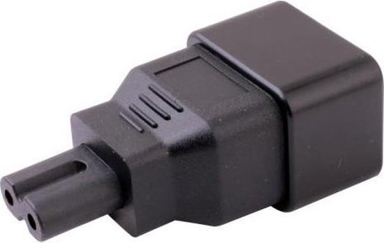 C7 - C20 voeding adapter / zwart