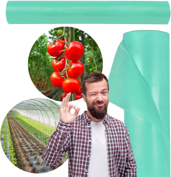 Aquagart 3m Gartenfolie Gewächshausfolie UV 5 Frühbeetfolie Treibhausfolie 4m breit online kaufen bei Netto