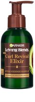 Garnier Loving Blends Avocado Oil & Shea Butter Curl Revival Elixir - Huile capillaire intensément nourrissante - Pour Cheveux très Droog , ondulés ou bouclés - 120 ml