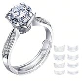 Ringverkleiner Set - 8 Stuks - Onzichtbare Ring Adjusters - Silliconen Voor De Perfecte Pasvorm