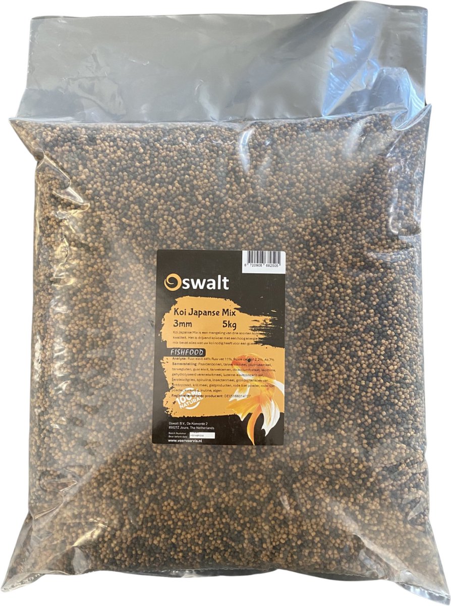 Oswalt - Koivoer - Japanse Mix - 5KG- 3mm