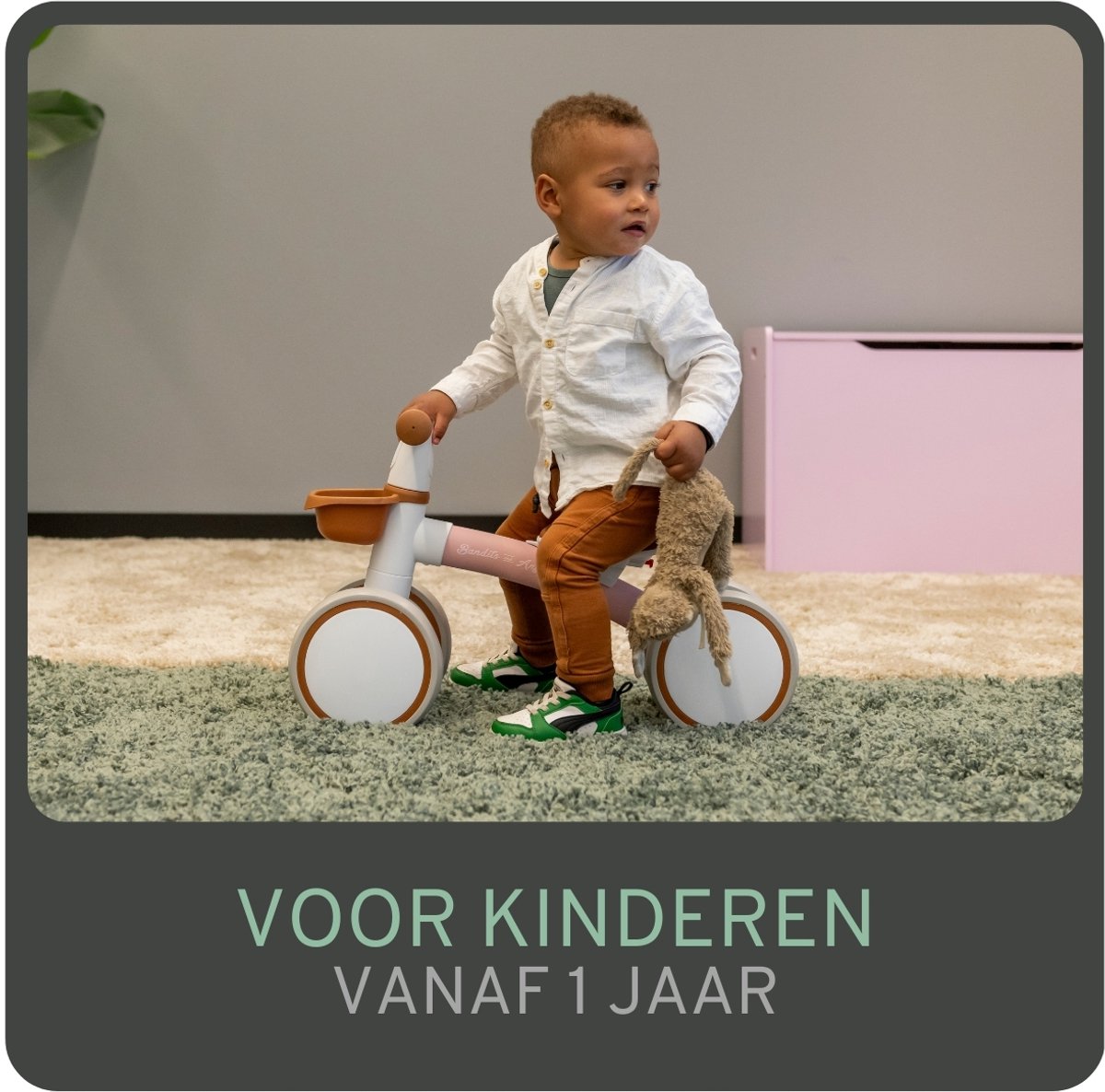 Bandits First Rider Loopfiets - Verstelbaar Vanaf 1 Jaar thumbnail 4