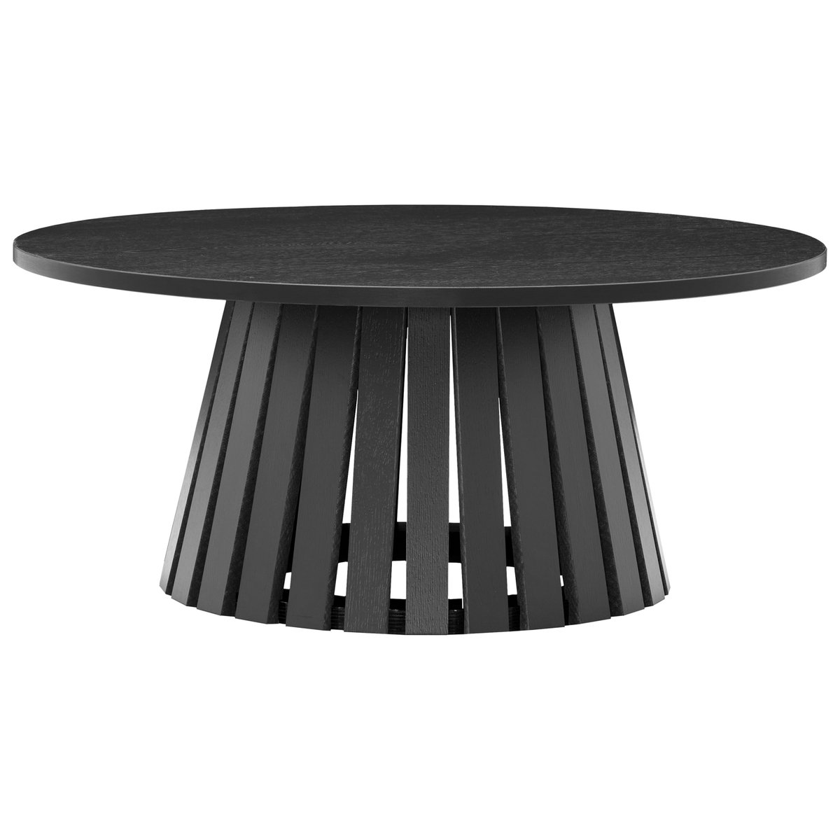 LIV Scandinavische stijl ronde 80cm salontafel zwart