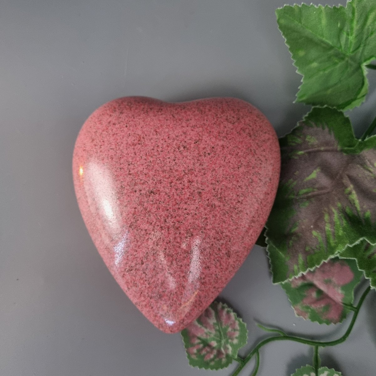 Mini Urn - Keramiek - Hart - Roze - 100ml - 1 askamer - Hand-made
