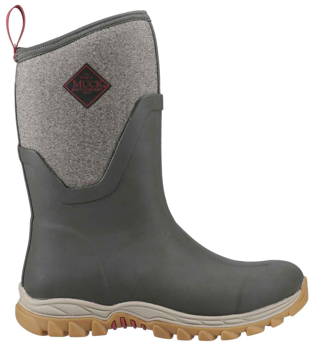 Muck Boot Arctic Sport II Mid /Tweed Women Olijf