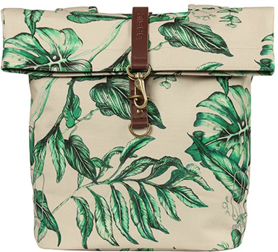 Basil Ever-Green Dubbele fietstas - Beige - 32 Liter van Basil — afbeelding 2