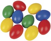 JOYIN 6 stuks jumbo-paaseieren, 17,8 cm grote lege eieren van plastic